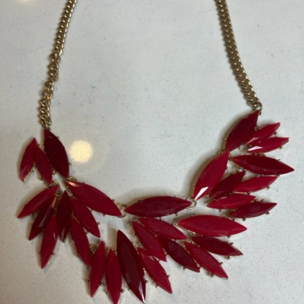 Ruby Statement Vine Necklace - Picture 9 of 9